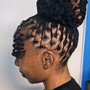 Comb Twist ( starter loc for short hair with shampoo)