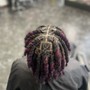 Invisible locs (natural hair)