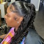 Individual braids or knot less braids takedown