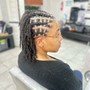 Half Head/Shaved Sides Instant Locs