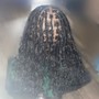 Tribal braids w/sew in