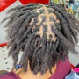 Extended Cuban twists or Spring twists over locs - WAIST/BUTT length