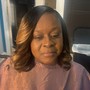 Color service  high lights with a Style  ( Curls or Straight look )