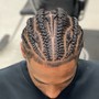 Cornrows with Design