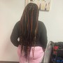 Half up Half down Braids