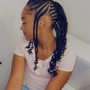 Feed in braided style