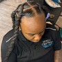 Straight back Braids