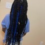 Smedium Ponytail Feed-In Braids