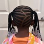 Touch up on Kids med/large Individual Braids