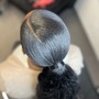 Quick weave ponytail (special )