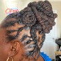 Updo Loc Style