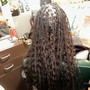 Small Boho Knotless Braids