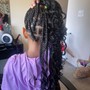 Kid's Braids in front knotless in back ( hair included)