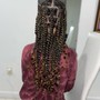 Knotless Braids (Curled ends)