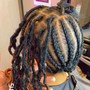 2 feed-in braids (Kid's Braids)