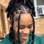 Midback invisible locs