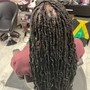 Loc Style soft locs over locs