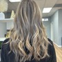 Full Balayage/highlights w/blowdry  ( short - medium hair)