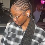 Smedium Boho Knotless Braids (Hair Provided)