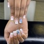 Simple Nail Art - 2 Fingers