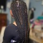 Goddess knotless Braids