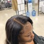 Blunt cuts/ heavy layers