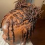 Two strand twist/rope twists Loc Style