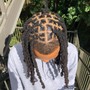 Extended Cuban twists or Spring twists over locs - WAIST/BUTT length