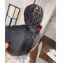 X-small knotless Braids