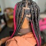 Large Knotless Box Braids