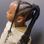 Smedium Goddess Knotless Braids ( LowerBack)