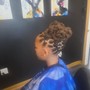 Illusion Part Weave (Short Cut)