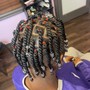 Med Feed Ponytail Braids