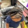 Kid's Braids with hair added (5yr-12yr)