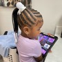 Kid's feed in braids