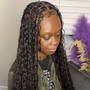 Large Knotless Braids