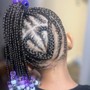 Kid cornrow style