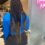 Knotless box braids