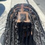 Lemonade braids/ Braided ponytail (HAIR INCLUDED)