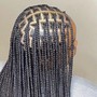 Knotless braids mid back