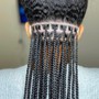 Knotless braids mid back