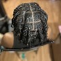 Men's freestyle style box braids