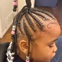 Kiddie Braids with Beads