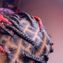 Large Knotless Braids