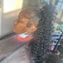 Half up half down Quick Weave HAIR INCLUDED