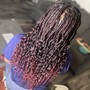 Box Braids medium Mid Back