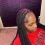 Medium Knotless Braids