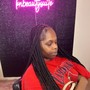 Medium Knotless Braids