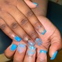 Acrylic Nails, Pedicure - Nail Art