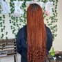 Knotless Braids Small midback